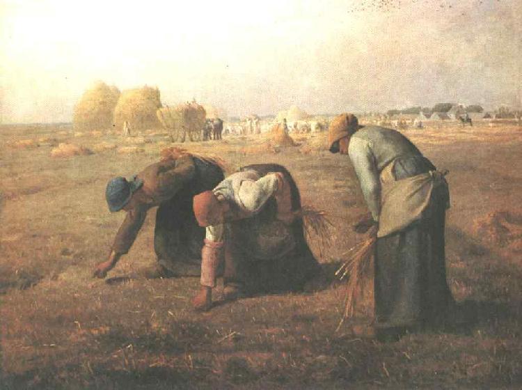 Jean-Franc Millet The Gleaners oil painting picture